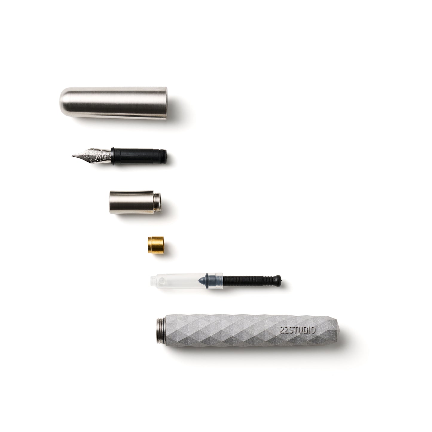 Polygon Fountain Pen Gift Set(Pen+Pen Rest)