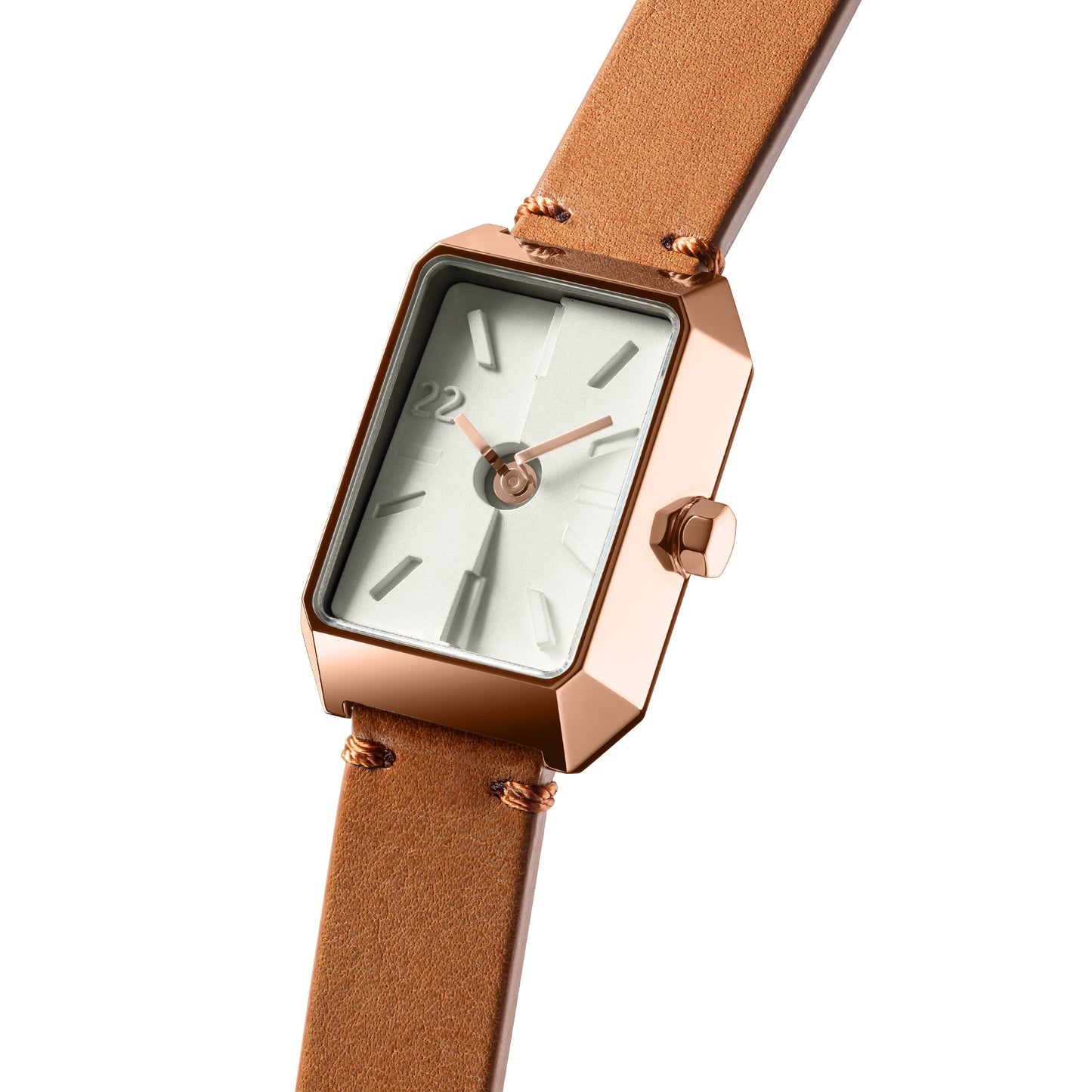 Ups & Downs Rectangular Concrete Watch_Teatime Edition
