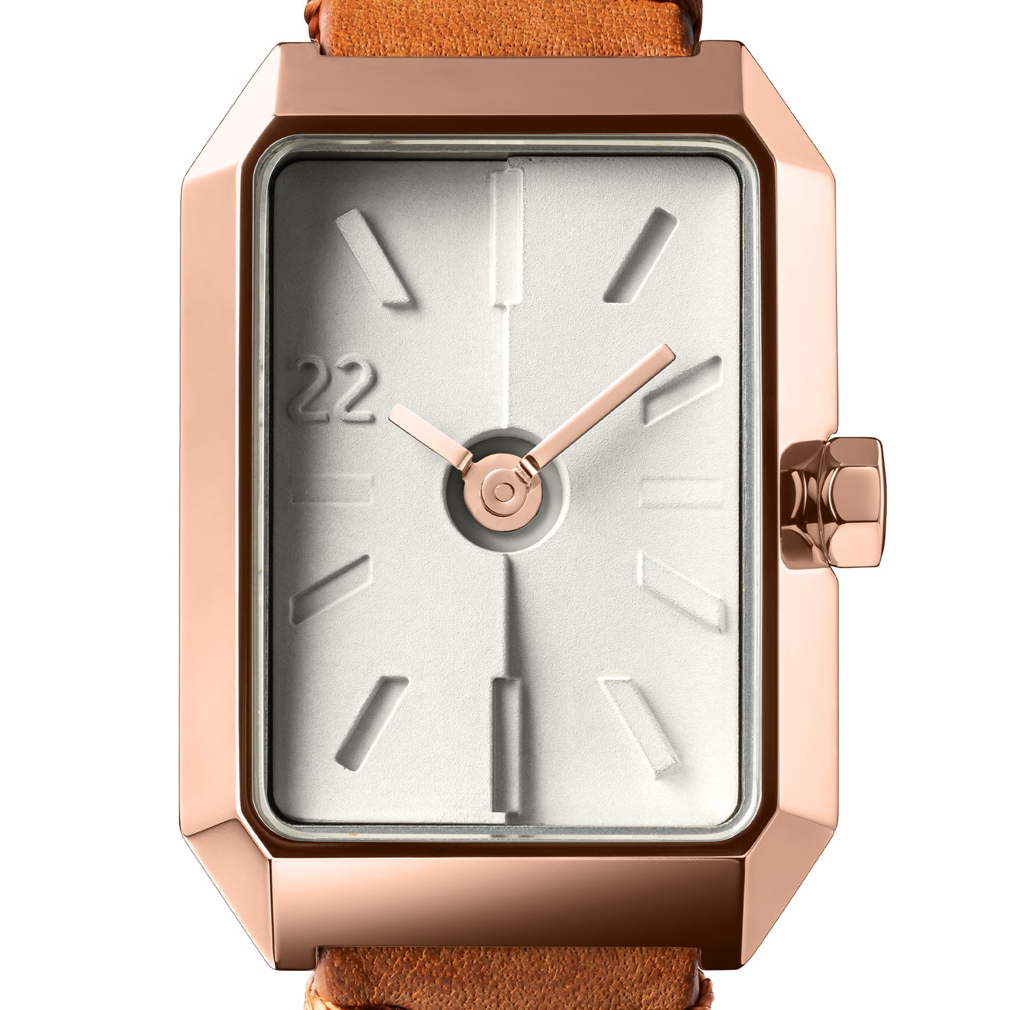 Ups & Downs Rectangular Concrete Watch_Teatime Edition