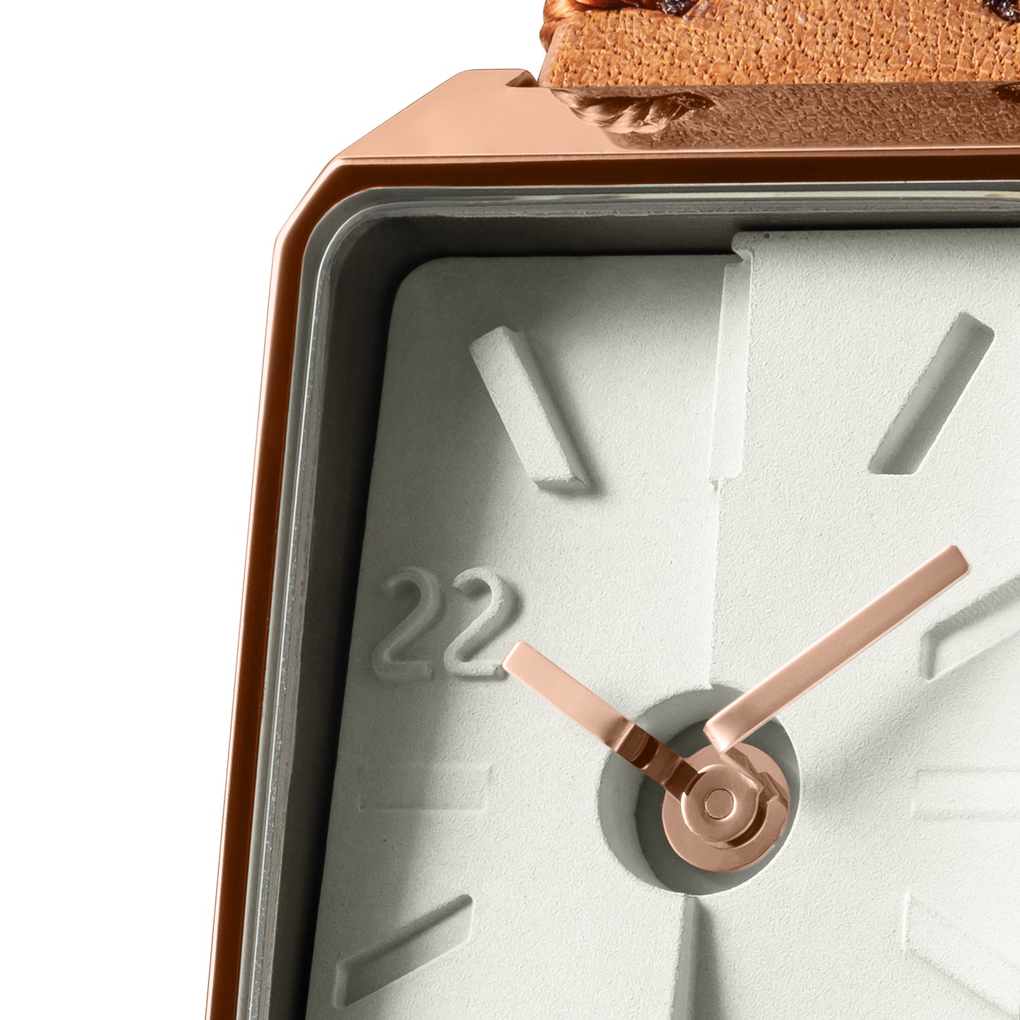 Ups & Downs Rectangular Concrete Watch_Teatime Edition